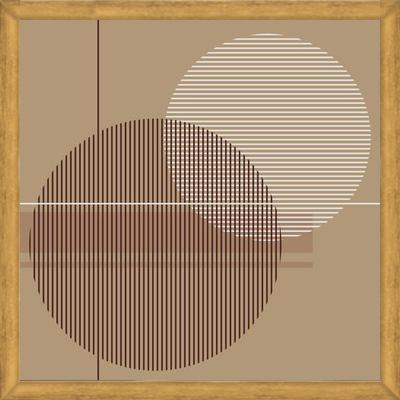 Cuadro Transparent Circles with Lines
