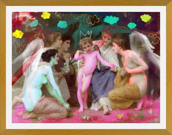 Cuadro Angel in Color