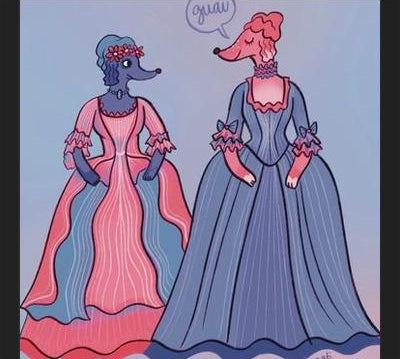 Cuadro Perros elegantes