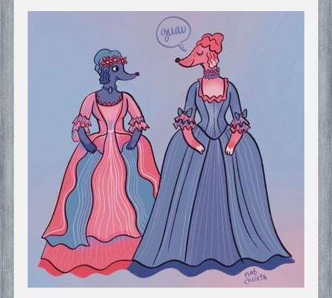 Cuadro Perros elegantes