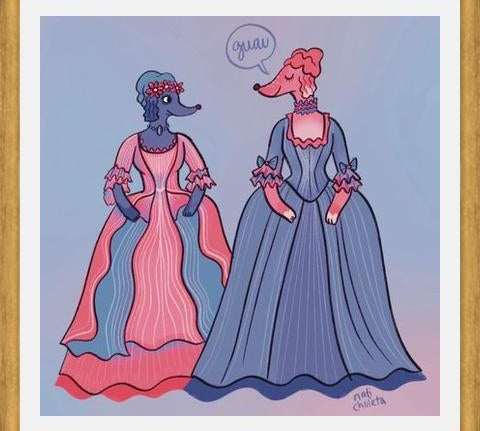 Cuadro Perros elegantes