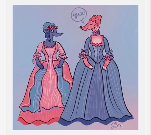 Cuadro Perros elegantes