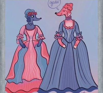 Cuadro Perros elegantes