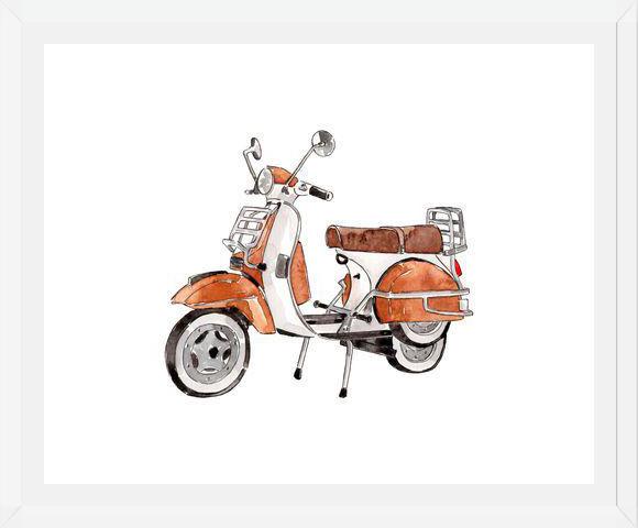 Cuadro Vintage Motorcycle