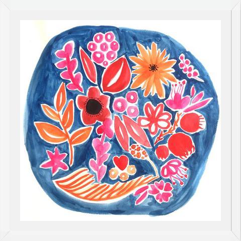 Cuadro Circulo Azul