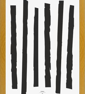 Cuadro Marble Sticks Black