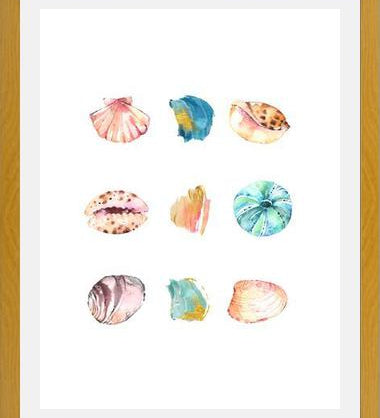 Cuadro Sea And Brush Strokes