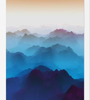 Cuadro Bluish Mountains