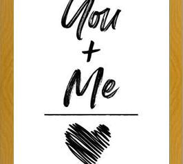 Cuadro You And Me Is Love