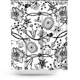 Cortina de Baño Pattern Contrast Tudor Times Decorative
