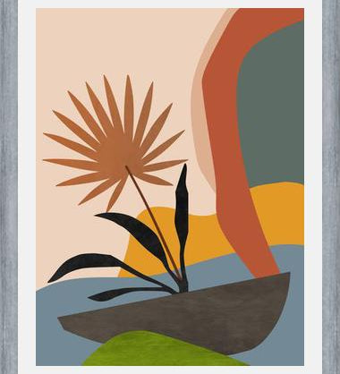 Cuadro Minimal Tropical Scenery 2