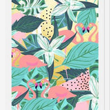 Cuadro Flamingo Tropical