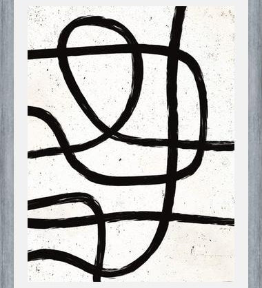 Cuadro Scandi Abstract Marker Line Art