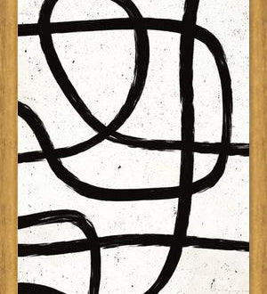 Cuadro Scandi Abstract Marker Line Art