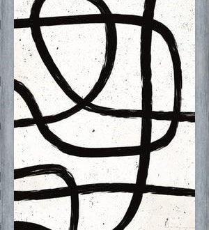 Cuadro Scandi Abstract Marker Line Art