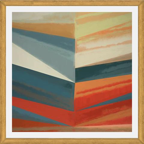 Cuadro Geometric Pattern with Stains