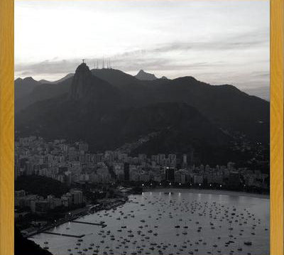 Cuadro Corcovado Sunset BW