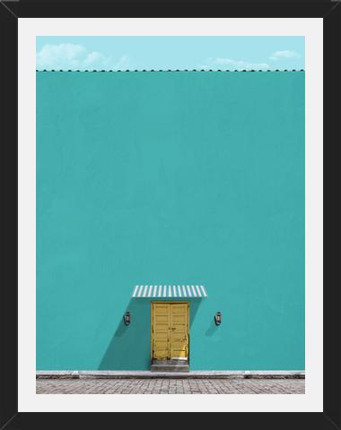 Cuadro Puerta amarilla