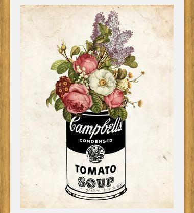 Cuadro  tomato pop art by THE NEW BLACK DESIGN