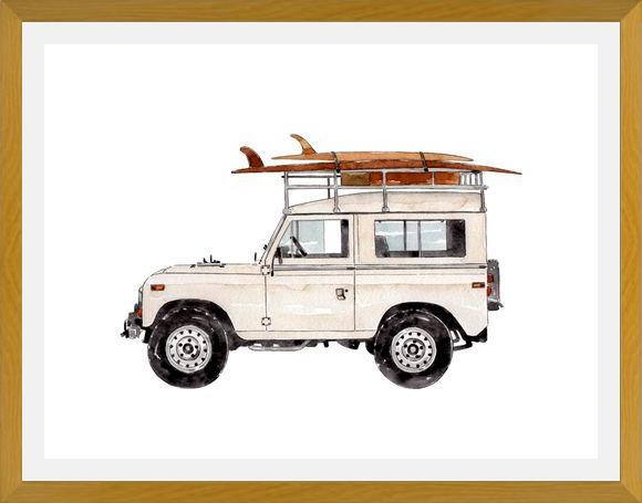 Cuadro Surf Vintage Truck