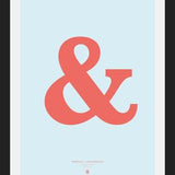 Cuadro Ampersand Baskerville Orange