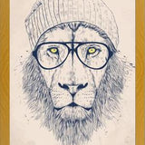 Cuadro Cool lion