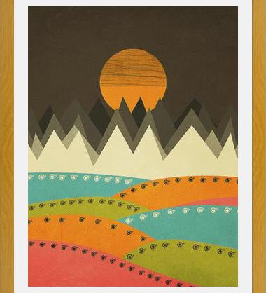 Cuadro Geometric landscape 07