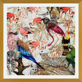 Cuadro Pink Jungle Cuadrado