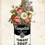 Canvas  tomato pop art by THE NEW BLACK DESIGN