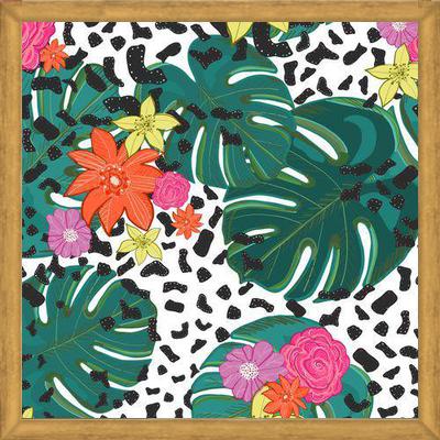 Cuadro Shining Leopard Detailed Colorful Happy