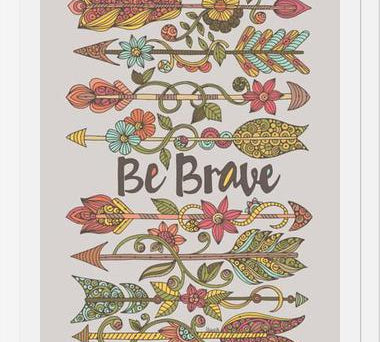 Cuadro Be Brave 2