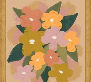 Cuadro Vintage Flower Bouquet
