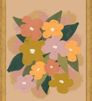 Cuadro Vintage Flower Bouquet