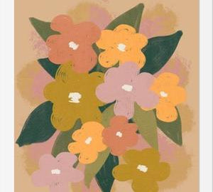 Cuadro Vintage Flower Bouquet
