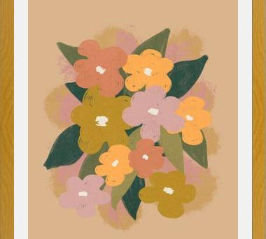 Cuadro Vintage Flower Bouquet