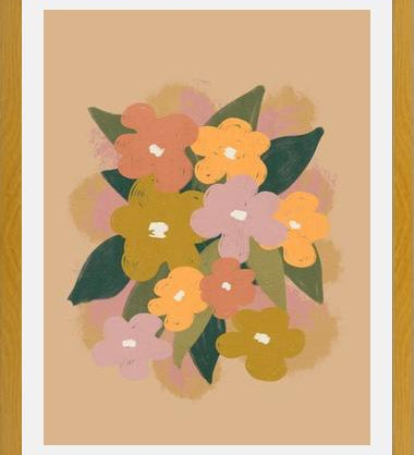Cuadro Vintage Flower Bouquet