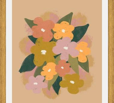 Cuadro Vintage Flower Bouquet