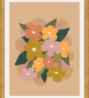 Cuadro Vintage Flower Bouquet