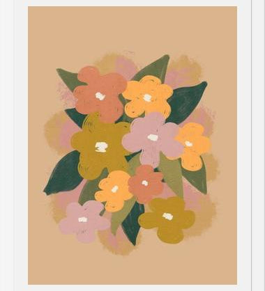 Cuadro Vintage Flower Bouquet