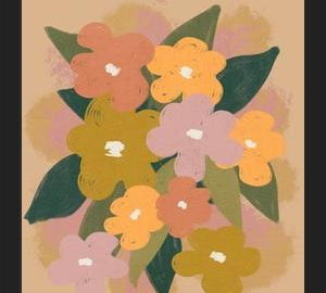 Cuadro Vintage Flower Bouquet
