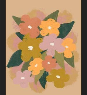 Cuadro Vintage Flower Bouquet