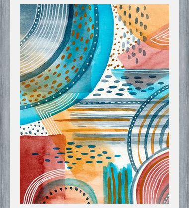 Cuadro Watercolor improvisation 05