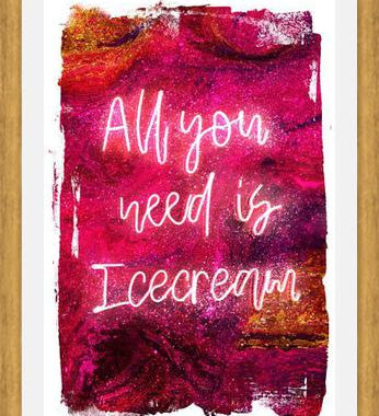 Cuadro NEON COLLECTION - icecream