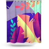 Cortina de Baño Gradient Floral II