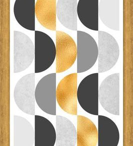 Cuadro Gold Circles