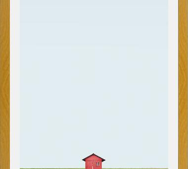 Cuadro Casa roja