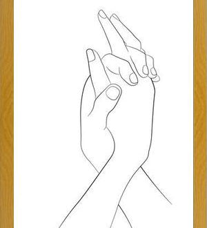Cuadro Hands series - Together