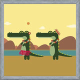 Cuadro Hawaiian Crocodiles