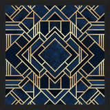 Cuadro Art Deco Blue
