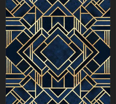 Cuadro Art Deco Blue